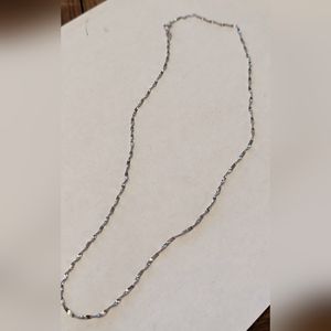 Sterling silver twisted chain